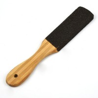 New design high quality foot washing brush massage natural bamboo foot file