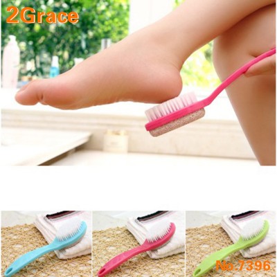 2 in 1 Foot Brush N Pumice for Foot Washing